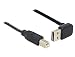 Produktbild Delock Kabel Easy-USB 2.0 Typ-A Stecker gewinkelt Oben/unten > USB 2.0 Typ-B Stecker 0,5 m
