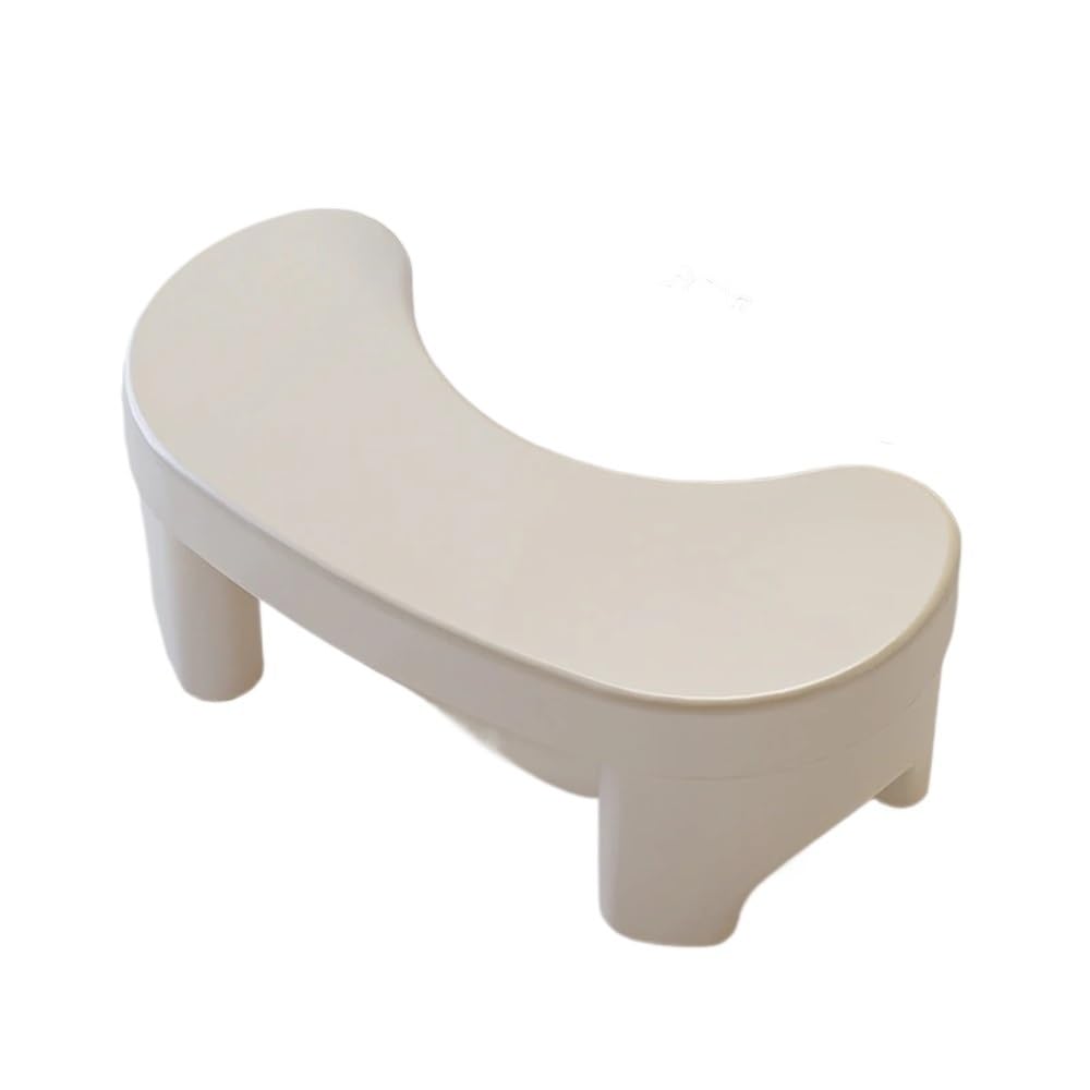 Repose-pieds portable blanc en plastique multifonction antidérapant