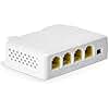 4 Port Gigabit PoE Extender, 1 in 3 Out PoE+ Repeater, 10/100/1000Mbps, IEEE 802.3 af/at 30W, Wall and Din Rail Mount YuLinca POE Passthrough Switch