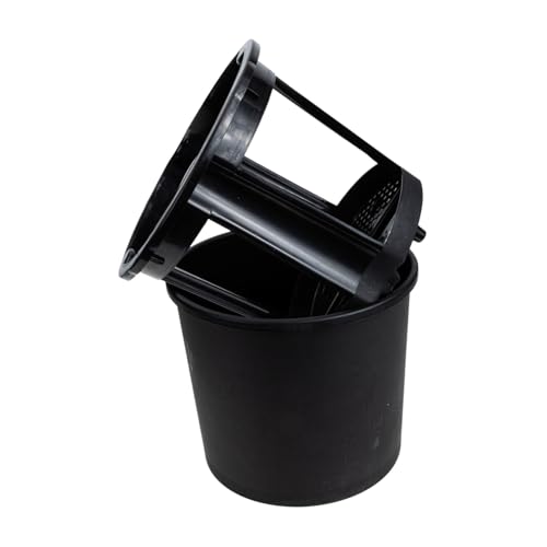 GANAZONO Secchio per La Crescita di Patate e Verdure Doppio Strato, Fioriera Pratica in Plastica Traspirante 29x26,5x24 Cm per Giardinaggio e Coltivazione Orticola