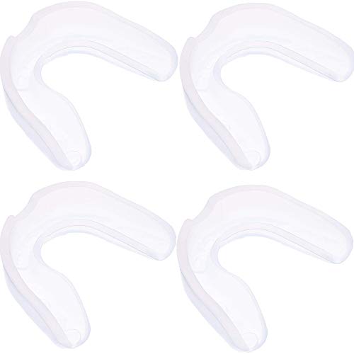 N\A - 4 protectores bucales moldeables para adultos, para fútbol, boxeo, baloncesto