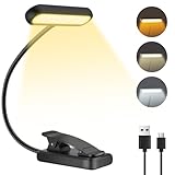 【Augenschonendes Licht】Das Leselicht ist mit einem horizontalen Kopf für eine breitere und gleichmäßigere Ausleuchtung konzipiert. Kein Flimmern, kein Schatten, keine Blendung. Weiches Licht wird Ihre Augen auch nach längerem Gebrauch nicht stechen. Ein großartiges Buchlicht, um nachts im Bett zu lesen, ohne Ihren Partner oder Mitbewohner zu stören.