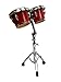 EDM Bongo Stand+GIG Bag, Chrome PRO Double BRACED Pivot Adjustable Latin Percussion