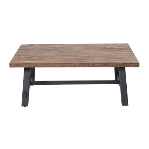 Alaterre Furniture ANAD12RNB Adam 48 Inch L Solid Wood Coffee Table cover