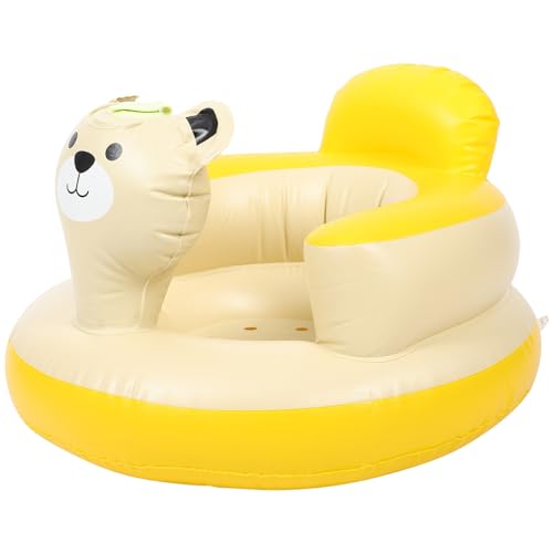 HAMPPLIES Asiento Inflable para Niña con Soporte de Espalda Silla Portátil y Segura para Ducha Material Suave para Fácil Transporte y Almacenamiento