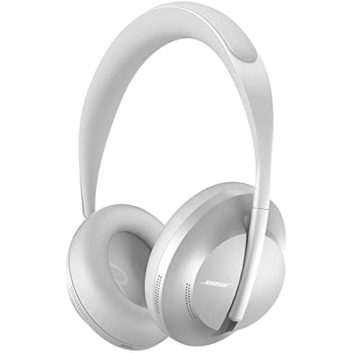 Bose Headphones 700, Noise Cancelling Bluetooth Over-Ear Wireless Headphones with Built-in Microphone for Clear Calls and Alexa Voice Control, Silver Luxe