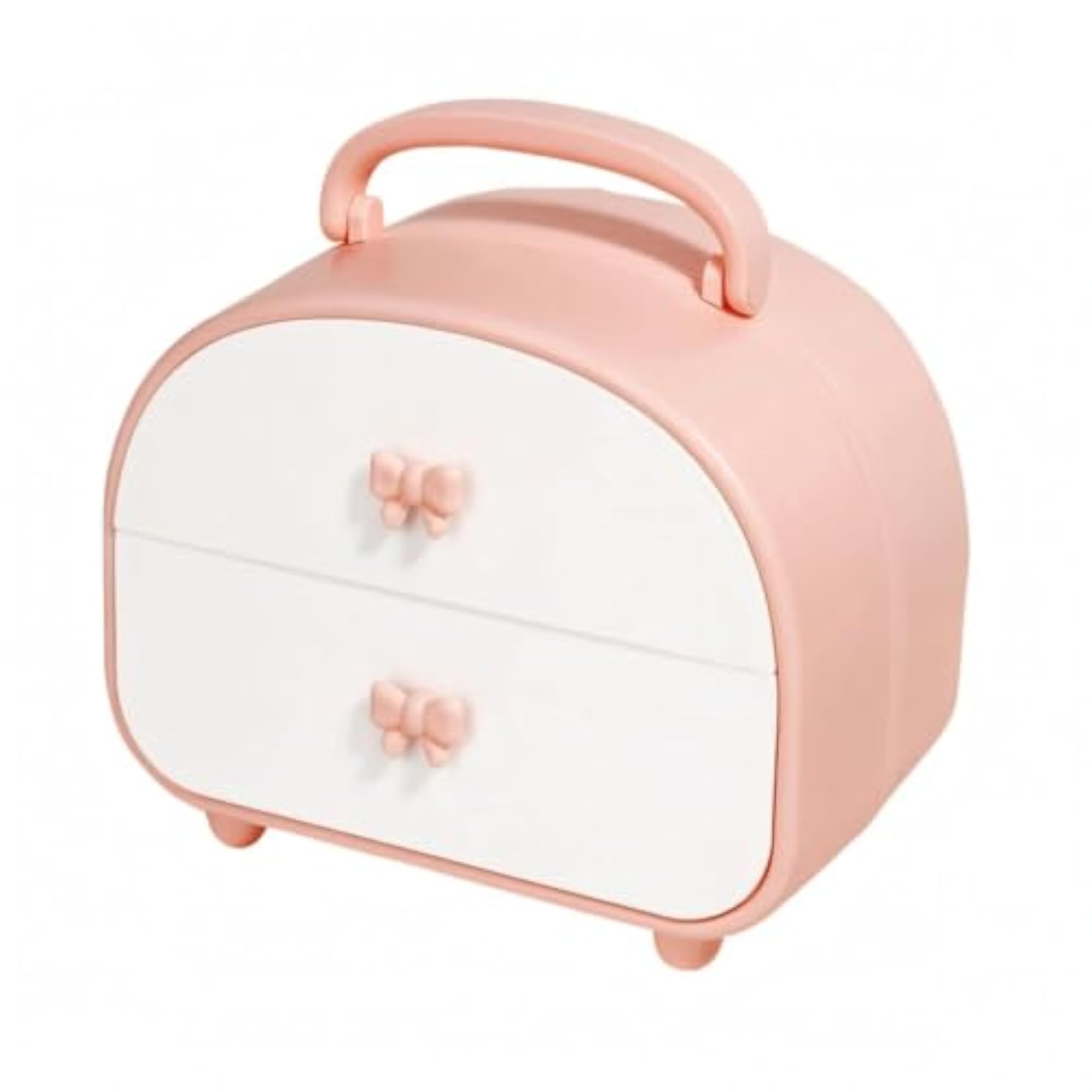 2-Drawer Hair Accessory Organizer, Handbag-Shaped Storage Case