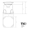 TIC GS50 8 Outdoor Weather-Resistant Omnidirectional In-Ground Subwoofer