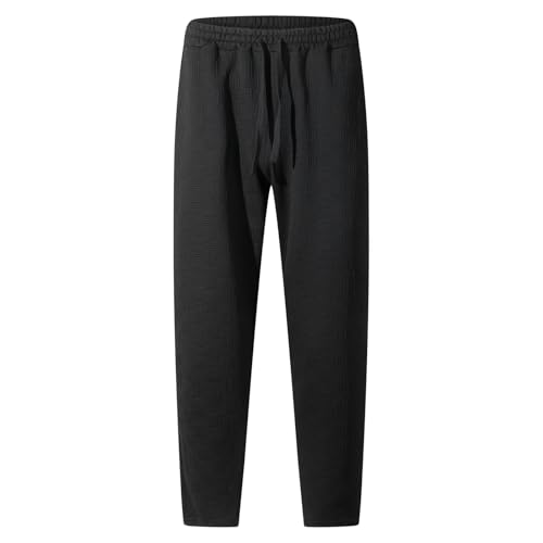 Pantalons de sport homme amples couleur unie anti-transpiration