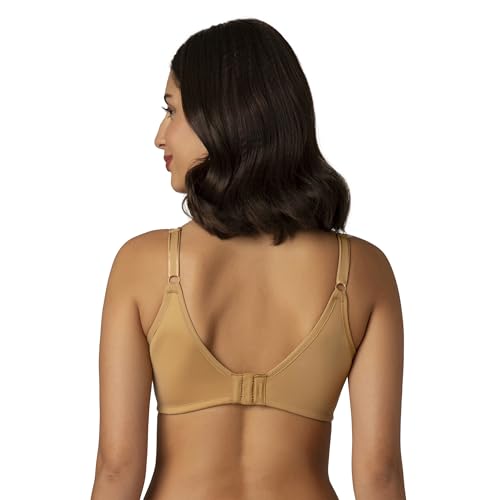 Image of Amante Padded Wired Full Coverage Adjustable Straps Classique Elegance T-Shirt Bra F0013 (Beige) (42DD)