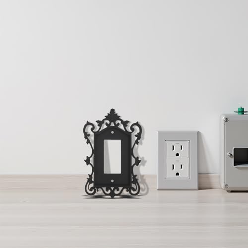 Placas para interruptor de luz estilo gótico barroco vintage INOOMP 8