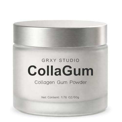 Collagen Tooth Powder Collagen Gum Powder with Hydroxyapatite & Natural Vitamins for Daily Gumline Care Peppermint Oral Care Powder for Brushing Routine 1.76oz