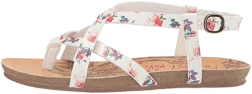 Blowfish Malibu Girls Ankle Strap Sandal Flat, White Starbella, 13 Little Kid | Image 7