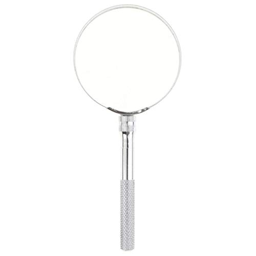 Magnification 5X Round Metal Handheld Magnifier Glass 60mm Bug Viewer Toy Beautiful Scenery