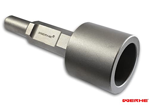 WERHE Post Driver HEX30 50mm, Robust Stainless Steel for Fast Driving of Posts, Compatible with Demolition Hammers - Image 4