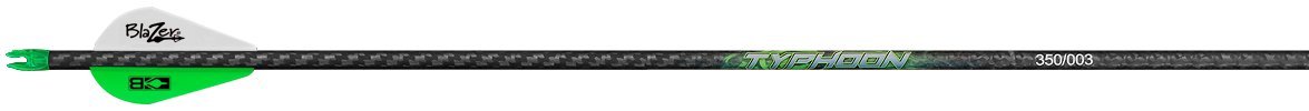 Element Archery Typhoon Arrows 200 Spine 12 Pack Fletched