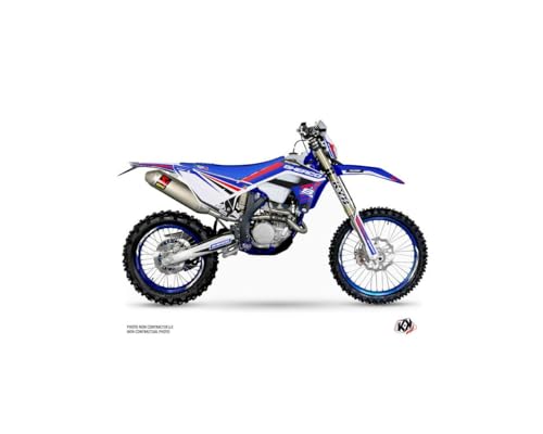Kit déco moto cross Stam Sherco SE SEF rouge vinyle haute finition