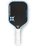 Holbrook Power Pro Elite Pickleball-Schläger, USAPA-genehmigt, Karbonfaser-Oberfläche, Power, Kontrolle, Spin, Edgecraft-Schaumstoff, Polypropylen-Wabenkern, 16 mm, Blau