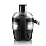 Philips Entsafter – 500W, 1.5L, HomeID-Rezepte-App, QuickClean (HR1832/00), 400 Watt, ‎1 Liter, 23 x 23 x 42 cm, Schwarz – Bild 3