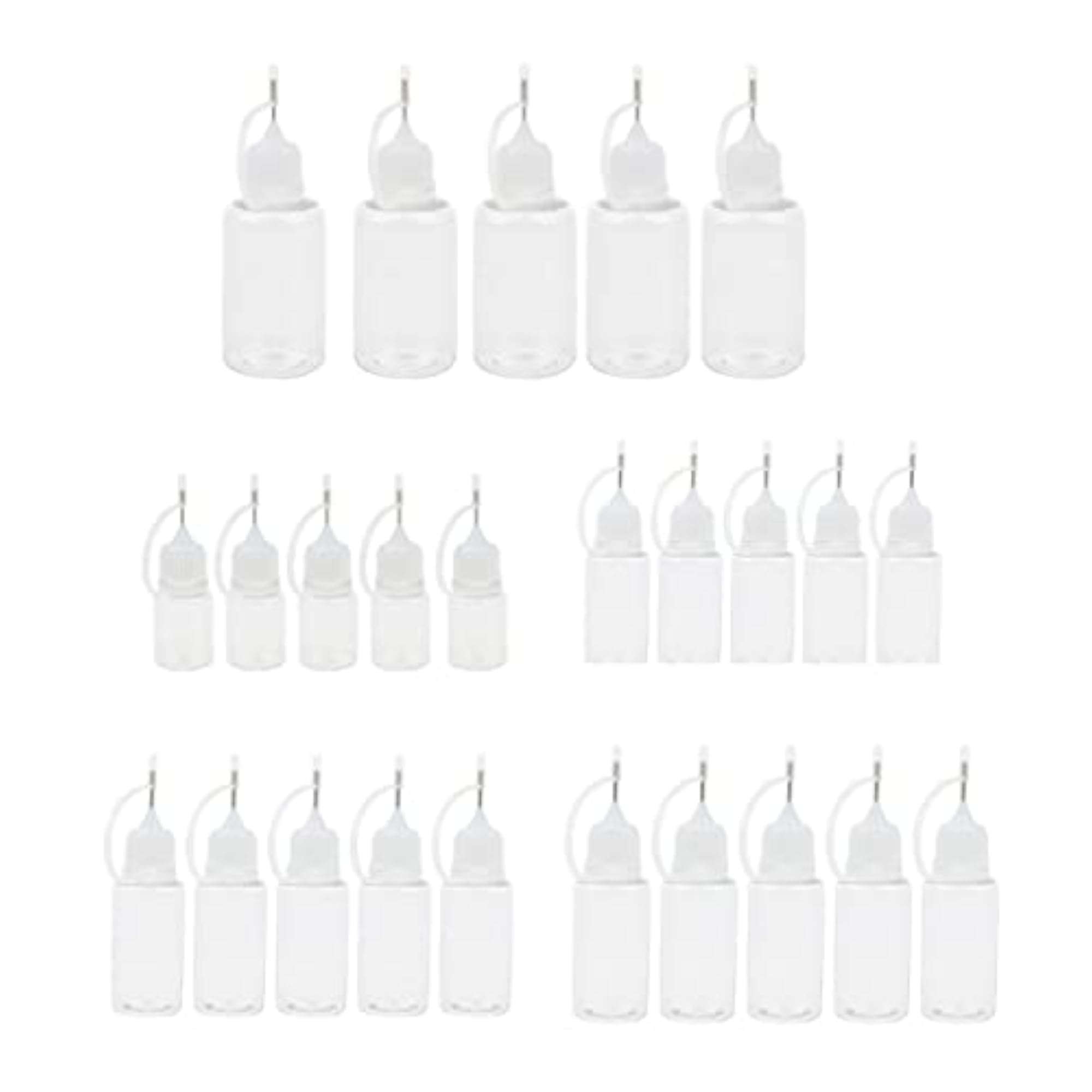 5x5Pcs 5ml Empty Plastic Squeezable Liquid Dropper Bottles