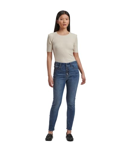 Jen7 Women's High-Waisted Ankle Skinny Jeans2