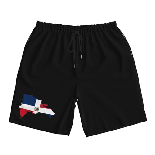 Flag of The Dominican Republic Men's Quick-Dry Board Shorts 7