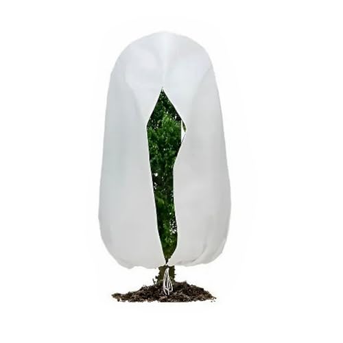 Snowtain 200 * 240cm Couverture Végétale Protection pour Plantes,Voile Hivernage Plante Exterieur avec Fermeture éclair et Cordon de Serrage,pour Citronnier,Palmier,Olivier