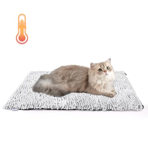 Nobleza Tappetino Riscaldante Per Cani Gatti, Tappetino Autoriscaldante Senza Elettricità, Coperta Autoriscaldante Soffice Caldo, Tappetino Termico Lavabile Antiscivolo Cane, 50x40cm