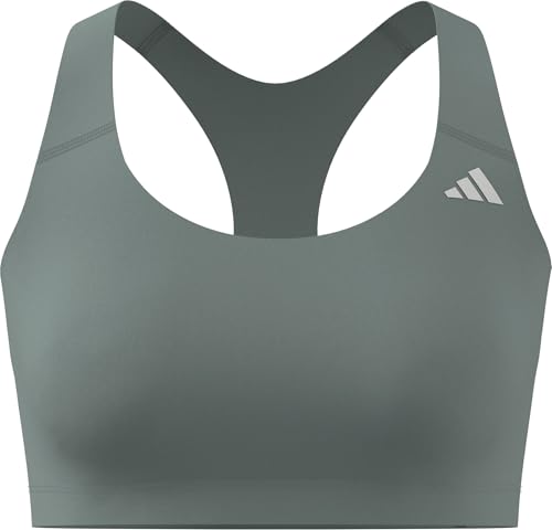 adidas Women's Optime Essentials Workout Medium Support Bra, Wonder Sage, S