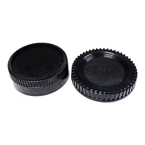 Image of SHOPEE Front Body Cap and Rear Lens Cap Cover for Nikon D7500 D7200 D7100 D7000 D5600 D5300 D5200 D5100 D3500 D3400 D3300 D3200 D3100 D850 D810 D800 D750 D600 D90 D80 More Nikon F Mount DSLR and Lens