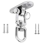 ConKrian Schaukelhaken 360° Drehbar, 450KG Kapazität, Schwerlast Deckenhaken für Hängesessel, Boxsack, Yoga, Slingtrainer