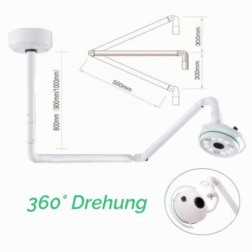 BoNew-Oral 36 W 360 Rotation LED chirurgische Prüfungsleuchte 800 mm