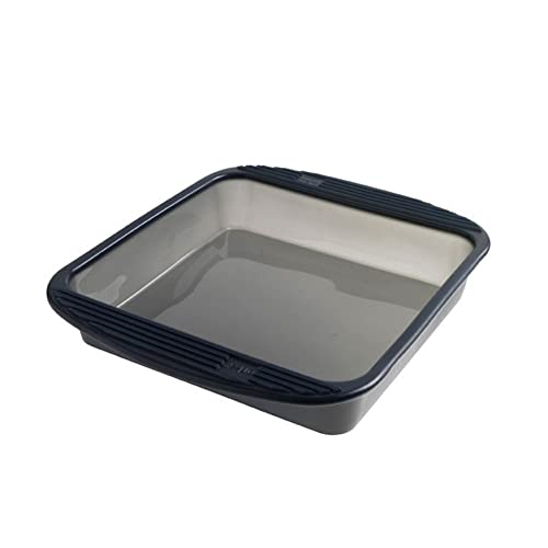 MASTRAD – Moule À Manqué Carré En Silicone Premium – Anti-Adhésif & Maintien Parfait – Cuisson Homogène – Démoulage Facile – Résiste De -40°C...