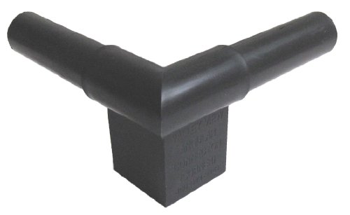 VALLEY VIEW INDUSTRIES 90DEG Black Plastic Modern Garden Edging Connector