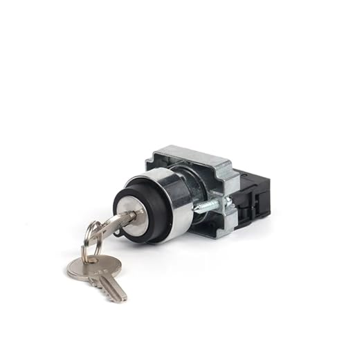 Interruptor selector giratorio con llave XB2BG41C bloqueable para restringir accesos 1 NO 2