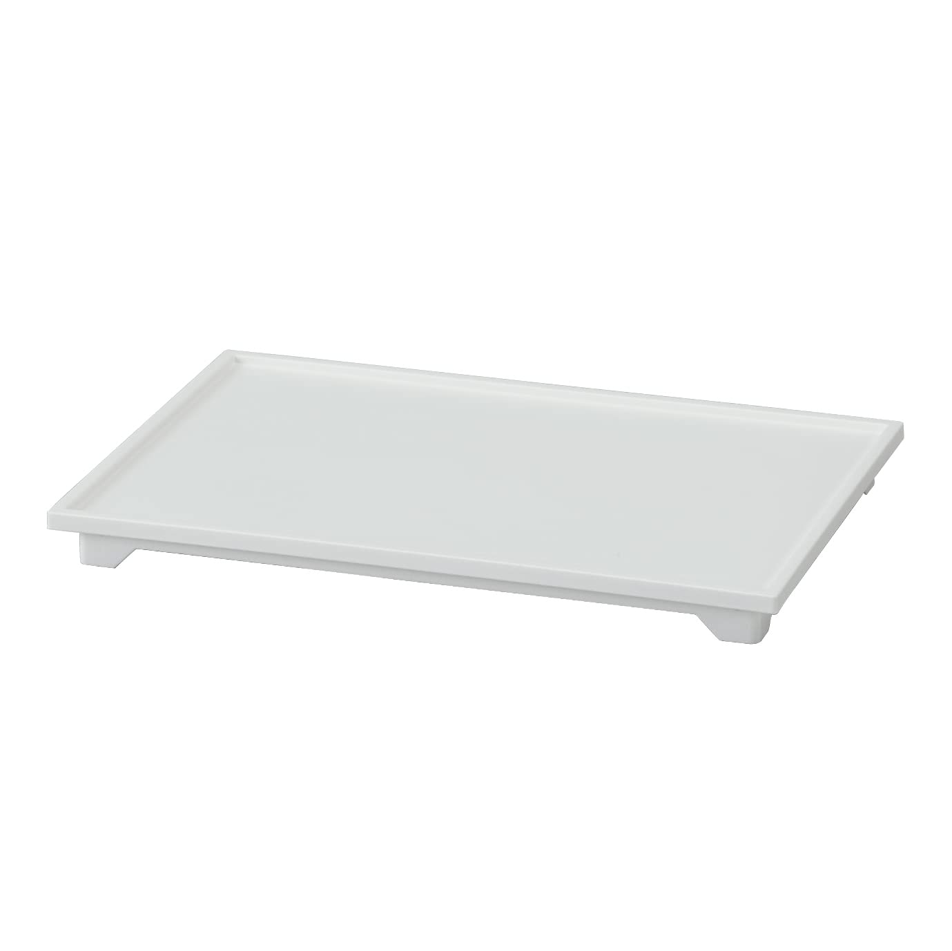 JEJ Astage Storage Box, Carocube Regulator Tray, White, Interior Goods, W 15.4 x D 10.6 x H 1.3 inches (39 x 27 x 3.25