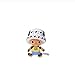 XIAIEWEI Muñeco de Peluche Suave de algodón PP Lindo cojín Luffy Chopper Cosplay Law Sabo Sanji Juguetes de Peluche Naturales 20Cm