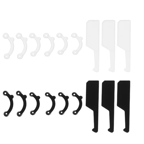 ERINGOGO Pinzas Moldeadoras Invisibles para Levantar la Nariz 18 Piezas Negro y Blanco S/M/L Clip Moldeador Nasal Cómodo y Compacto Herramienta para Moldear y Enderezar el Puente