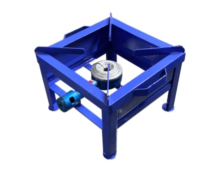 Mild Steel Indian (SQURE) Chulha/Bhatti/Industrial Purpose Stove Single Burner (SQURE 10X10 INCH)-picture-11