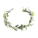 FIDDY898 Artificial Floral Crown Green Flower Crown Floral Bridal Headpiece for Photo Prop-style 1