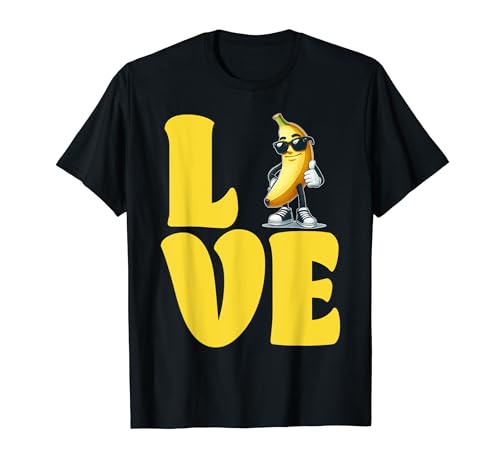 Love Bananas Shirt Men Women Cute Banana Gifts Funny Banana Maglietta