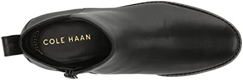 Cole Haan Women's River Chelsea Bootie Boot, Black Leather W/Black Outsole, 8.5 | Image 4