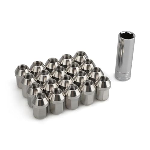 Tornillos de rueda M12x1.5 de 35mm tuercas para neumáticos y cubo de fijación exterior de coche