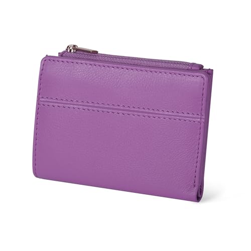 Image of Oak Leathers Wallet For Women Full Grain Leather - Small RFID Coin Purse Credit Card & ID Holder for Ladies,Bifold Wallets for Teenager | Small