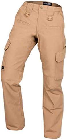 LA Police Gear Women's Operator Pant with 8 Pockets and Elastic Waist - Coyote-6-REG