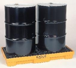 1633 - One-Drum Platform - Modular Spill Containment Platforms with Grating, Eagle Manufacturing - Each