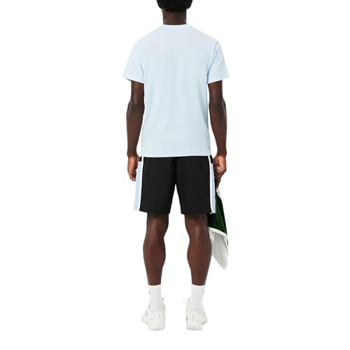 Image of Lacoste Men's Lightweight Colour-Block Stripe Tennis Shorts