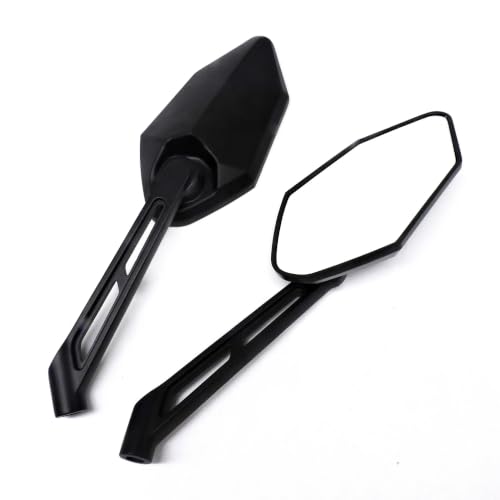 Espejos de moto de aleación de aluminio robusta para Kawasaki Z800 y Z650