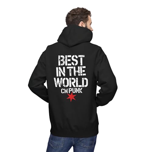 CM Punk Hoodie Best In The World Pro Wrestling Fan Hoodie for Man Woman Black