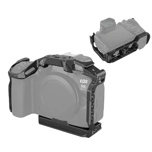 �݊���������Canon EOS R6 Mark II 4161 Black Mamba �J�����P�[�W�ɑΉ� �����̎��t���|�C���g �n���h�� �}�C�N LED �A�^�b�`�����g(4161)